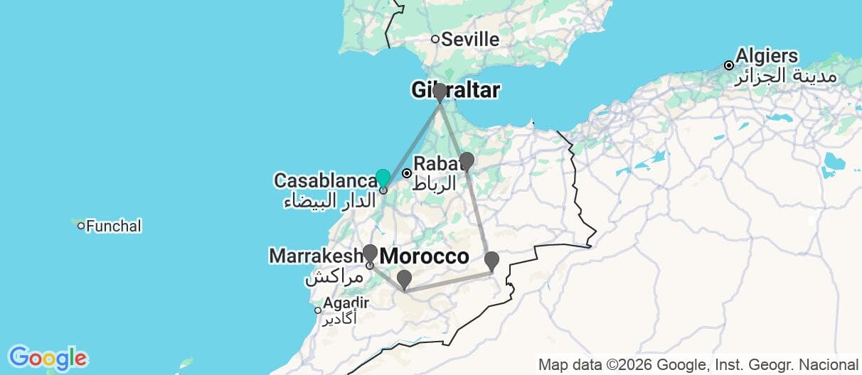 Trip map