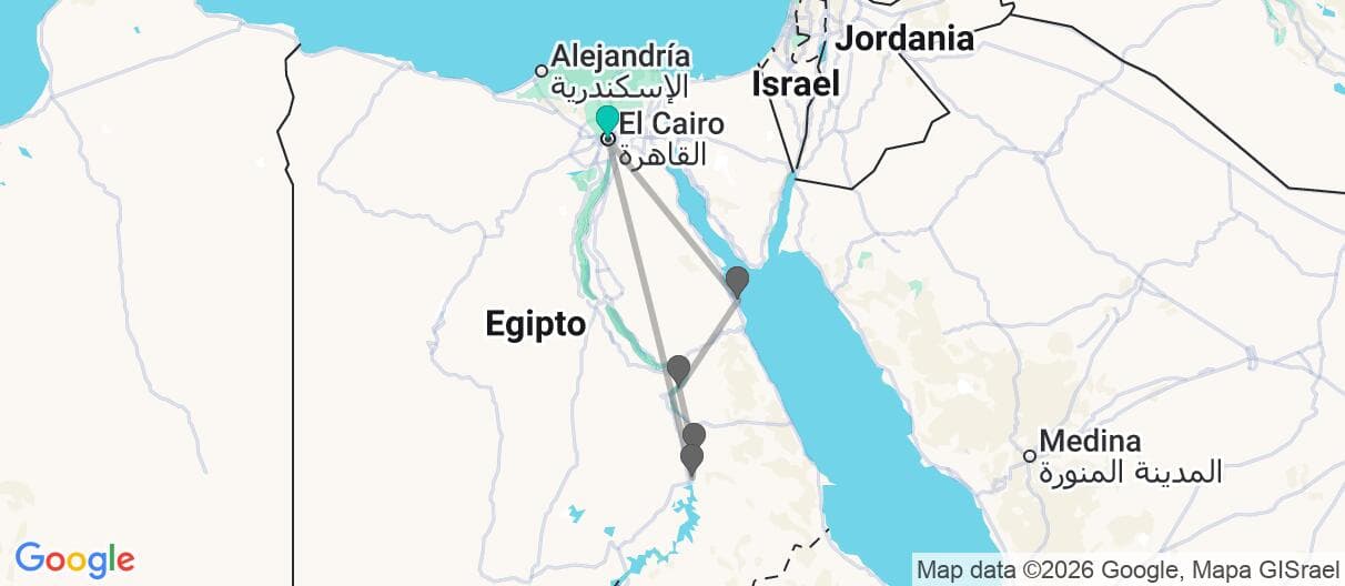 Mapa del viaje