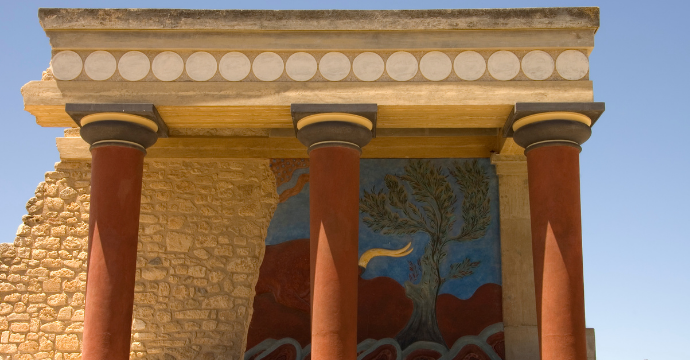 Knossos Palace - ruins in Greece