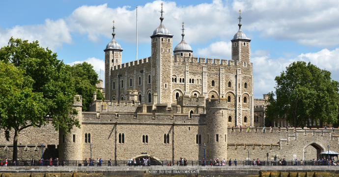 Tower of London: scary places to visit on halloween