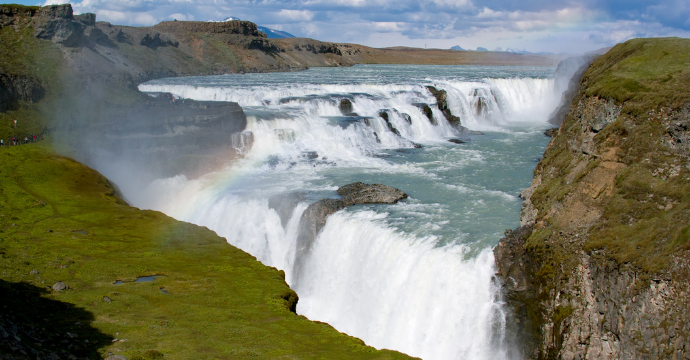 Gullfoss Waterfall: places to visit in Iceland