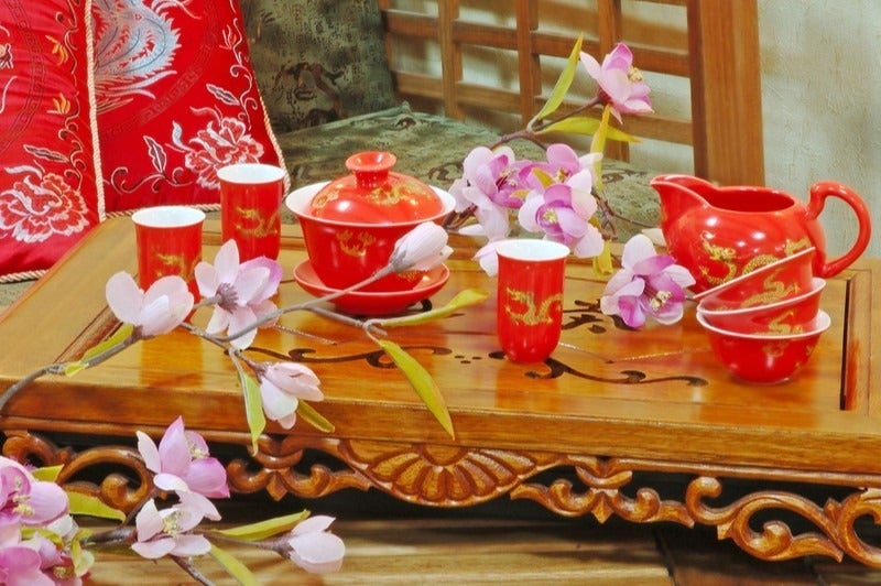 What is the Chinese tea ceremony and what does it consist?