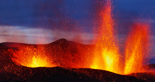Active volcanoes around the world