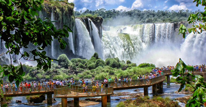 South America Iguazu Falls