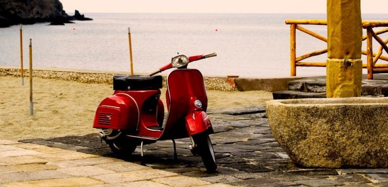 vespa roja el talento de mister ripley