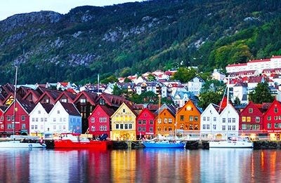 Bergen casitas de colores