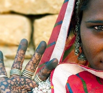 mujer India - 5 contrastes de la India