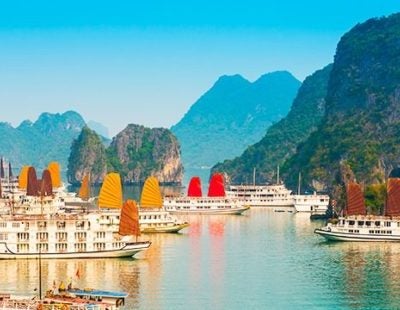 barcos típicos de Vietnam