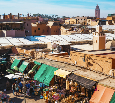 morocco bustling cities