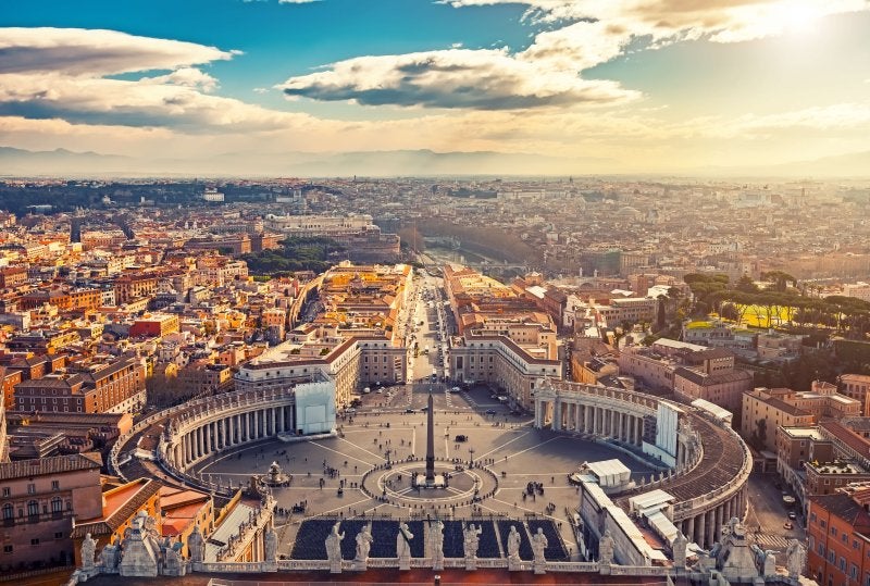 Saint Peter's Square in Vatican
