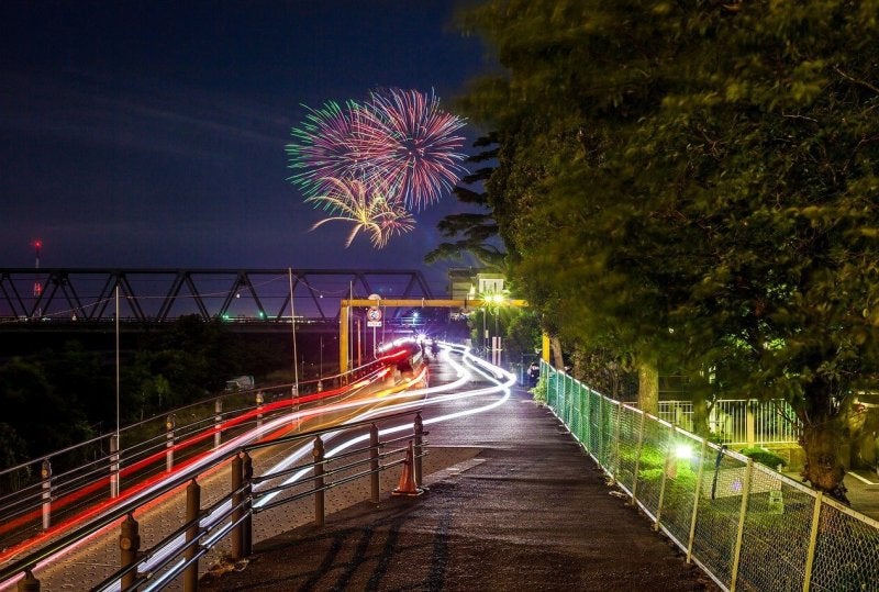 flares, fireworks, festival, light, celebrate, japan