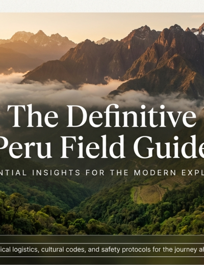 The Definitive Peru Field Guide - Essential insights for the modern explorer - Practical logistics, cultural codes, and safety protocols for the journey ahead