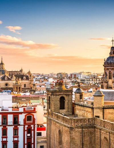 Horizonte de Sevilla, España