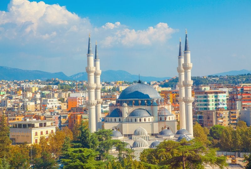 Largest mosque in Albania