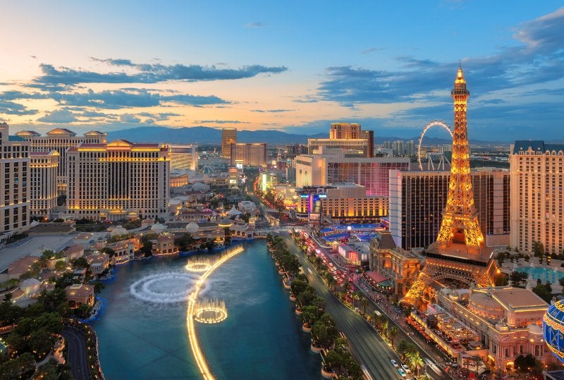Panoramic view of Las Vegas
