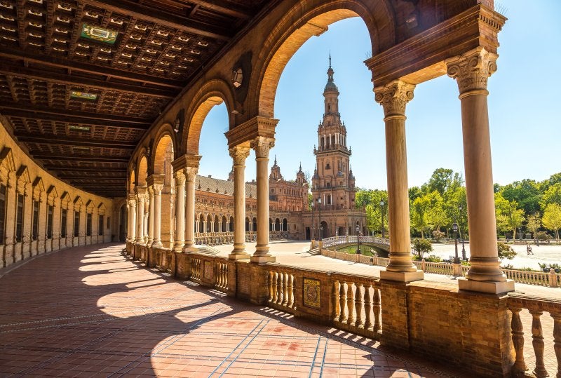 Spanish Square In Sevilla