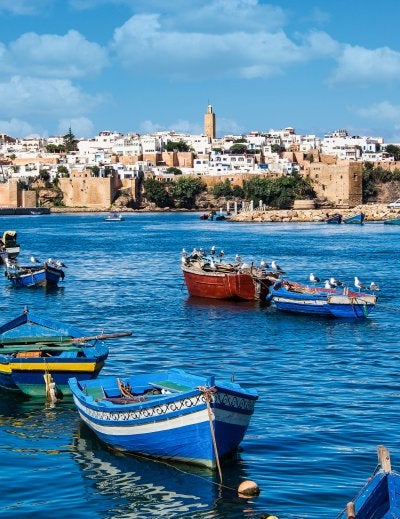 Rabat Morocco Africa, view of harbor