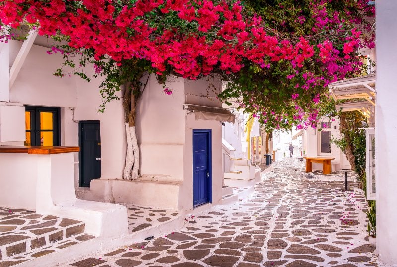 Mykonos Town Chora, Mykonos island in Greece Cyclades