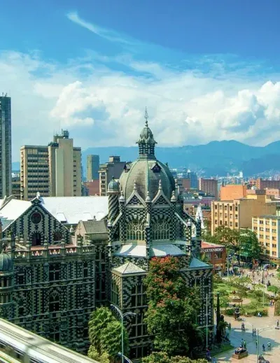 Aerial view of Cartagena de las Indias