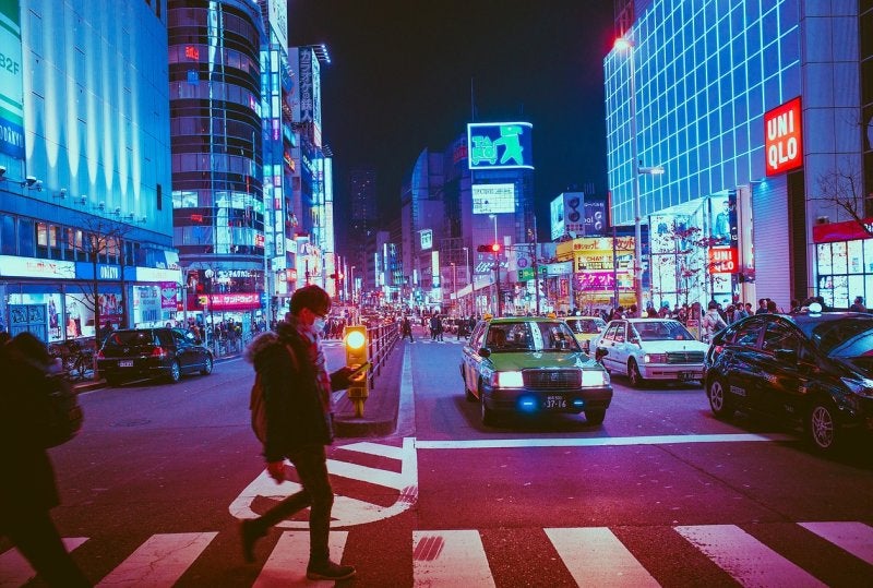 The commercial skyline and urban density of Ikebukuro