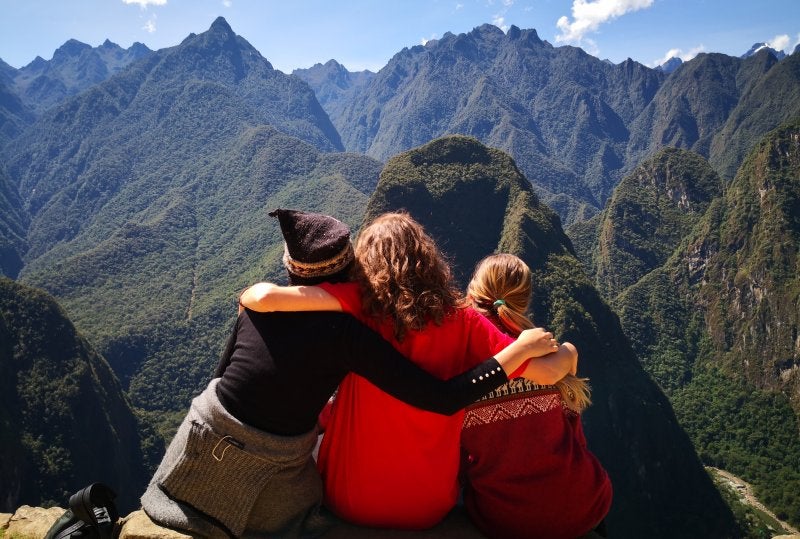 Machu Picchu with family and friends, Perú