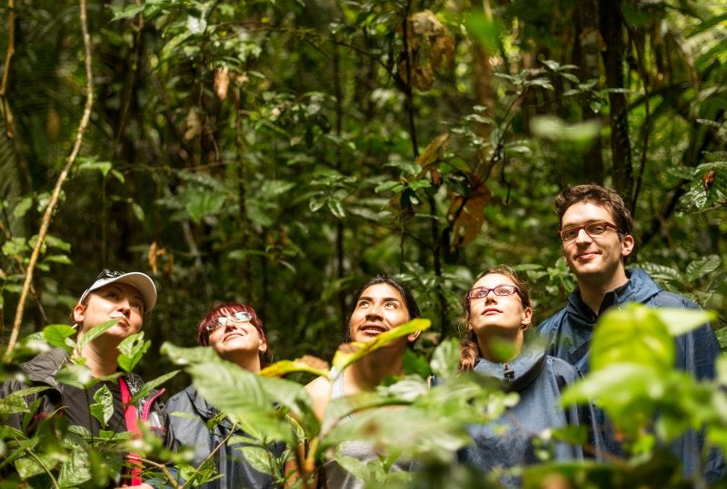 group of travellers